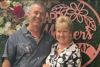 Michael Anderson truck driver and wife