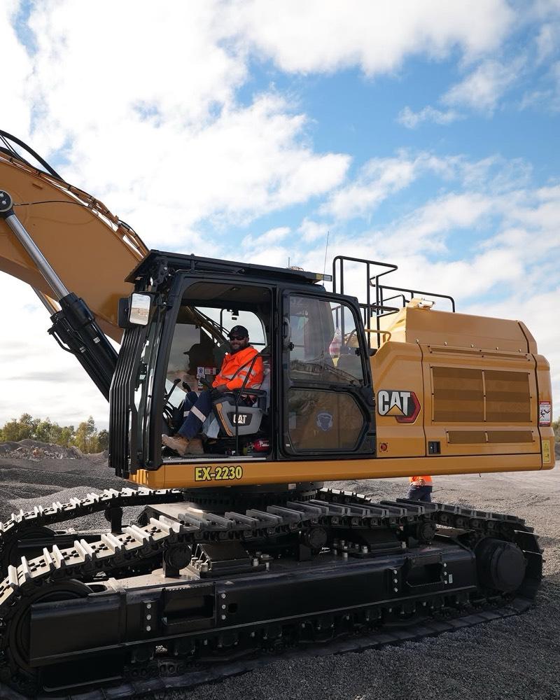Cat Excavator at Canberra