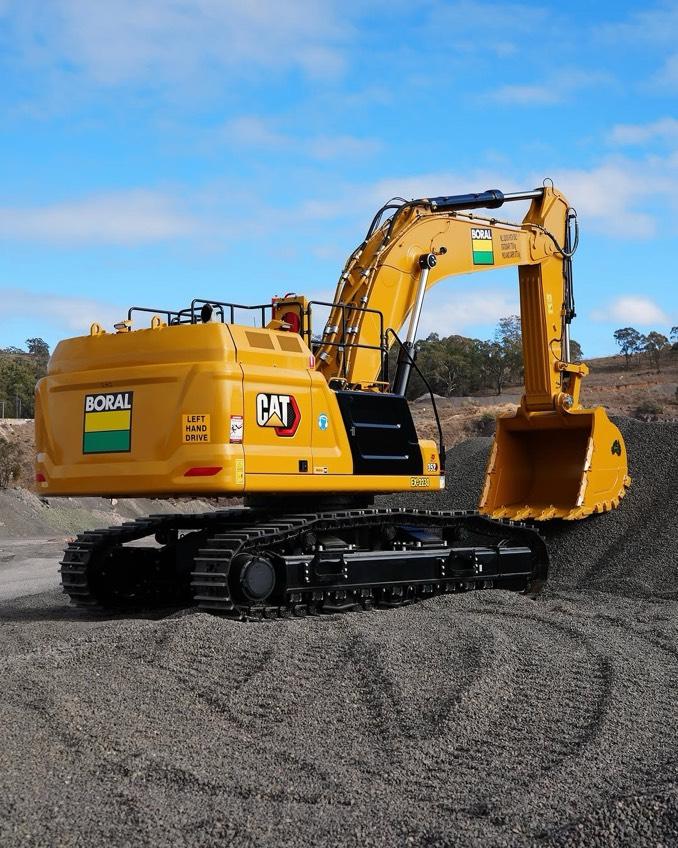 Cat Excavator at Canberra