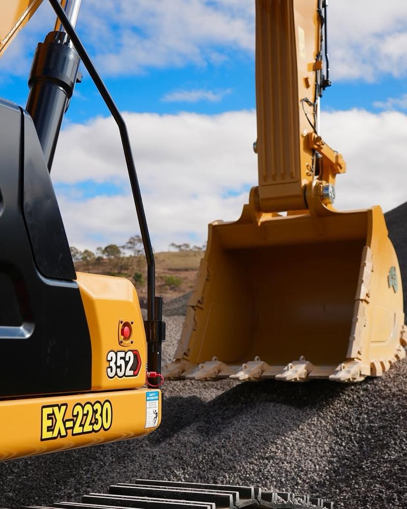 Cat Excavator at Canberra