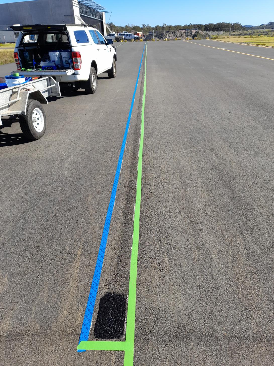 Surface Coat at Sunshine Coast Airport taxiway joint sealing