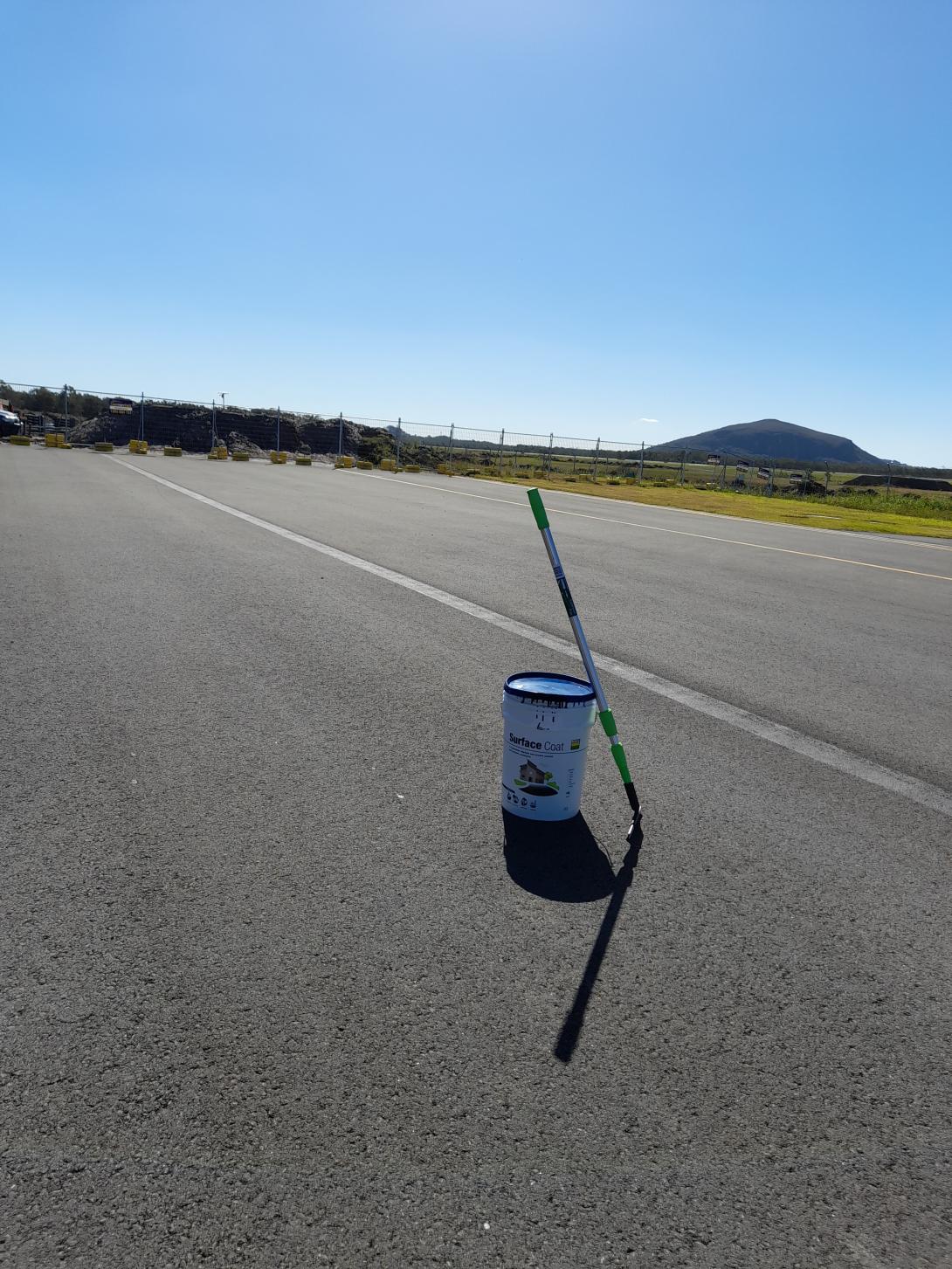Surface Coat at Sunshine Coast Airport taxiway joint sealing