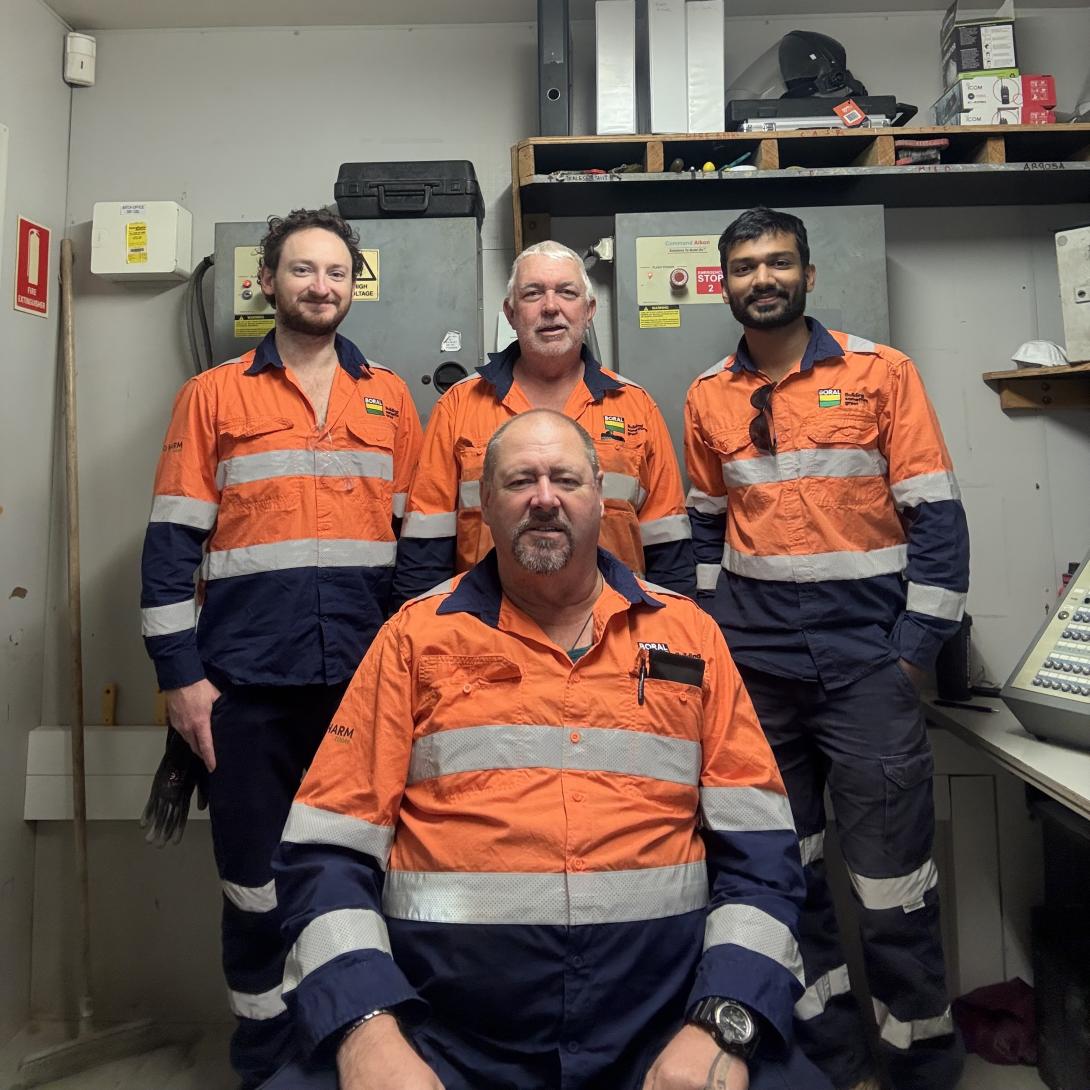 Boral team at Alkimos Seawater Desalination Plant