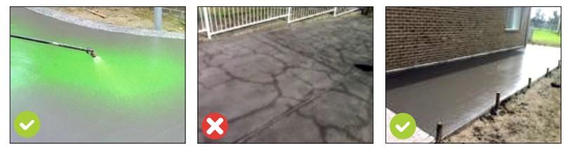 Concrete Cracking Right and Wrong results