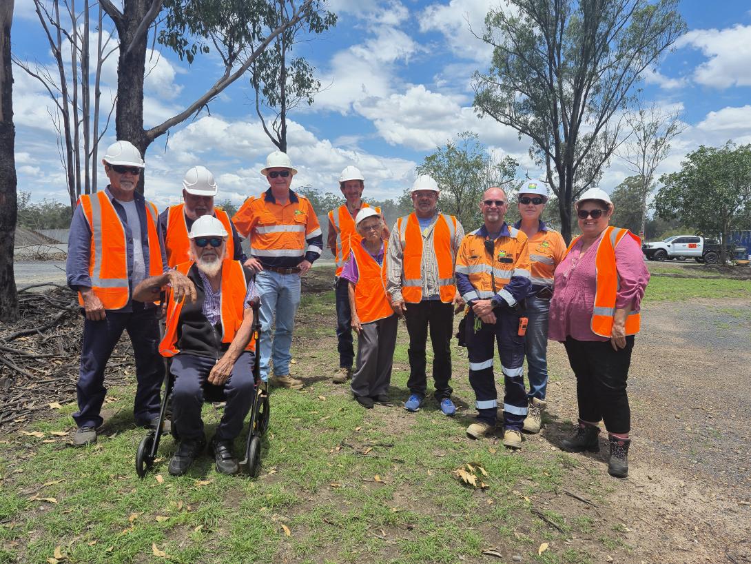 Taribelang Bunda People meeting at Booyal Quarry