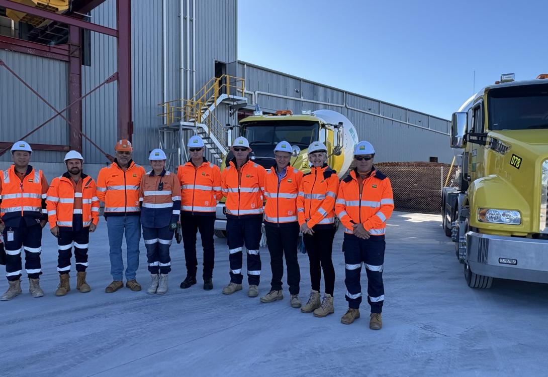 Boral team at Emu Plains concrete site