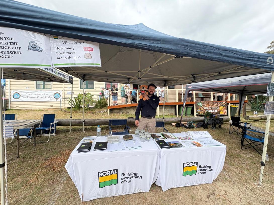 Boral team at Mangrove Mountain Fair 