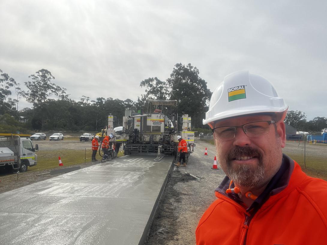 Spark NEL Paving trial at Kempsey Concrete