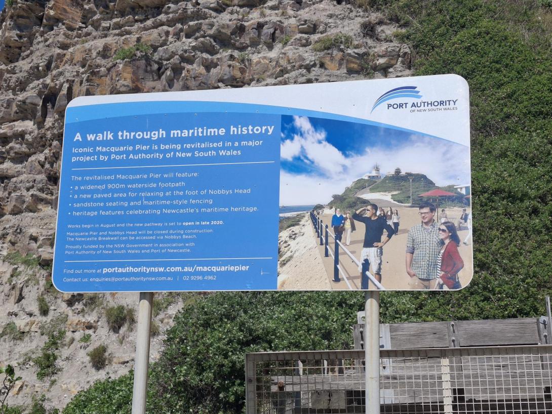 Macquarie Pier, Nobbys Breakwall - Envisia Colori Sandstone 40MPa