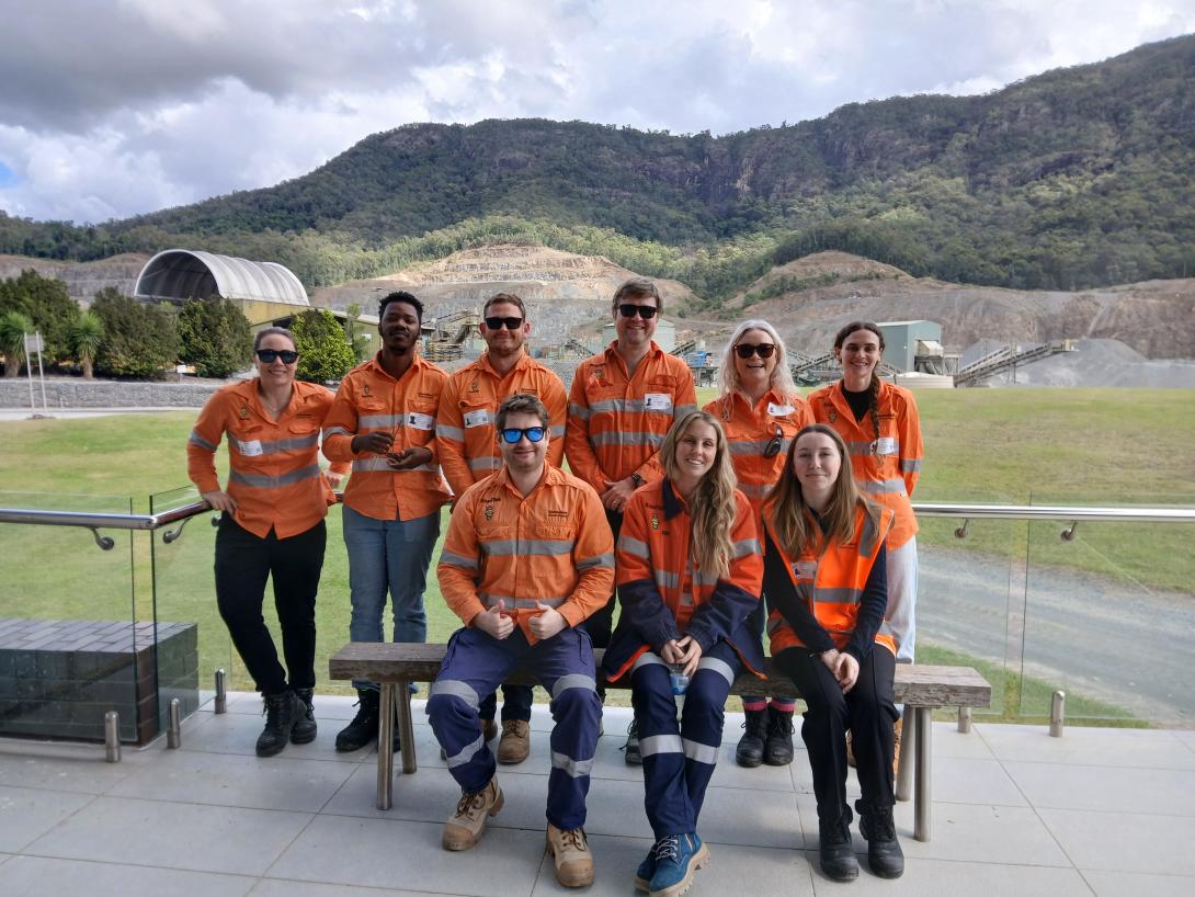 RoadTek visist Moy Pocket Quarry