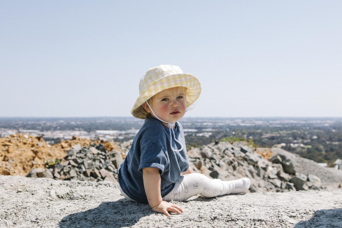 Family at Orange Grove Quarry open day 2025