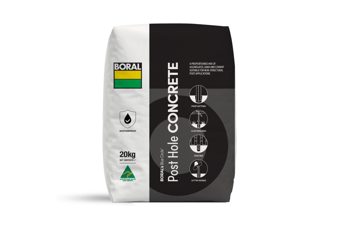 Bag of Post Hole Concrete Mix