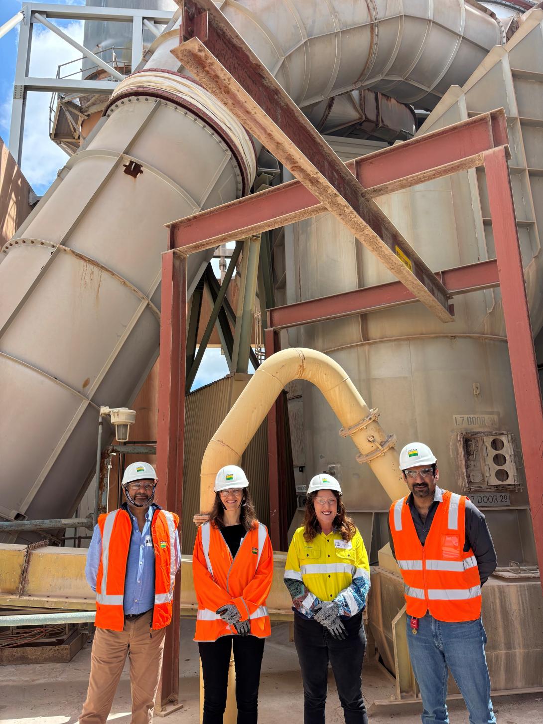 Visitors tour Boral's Berrima Cement Works