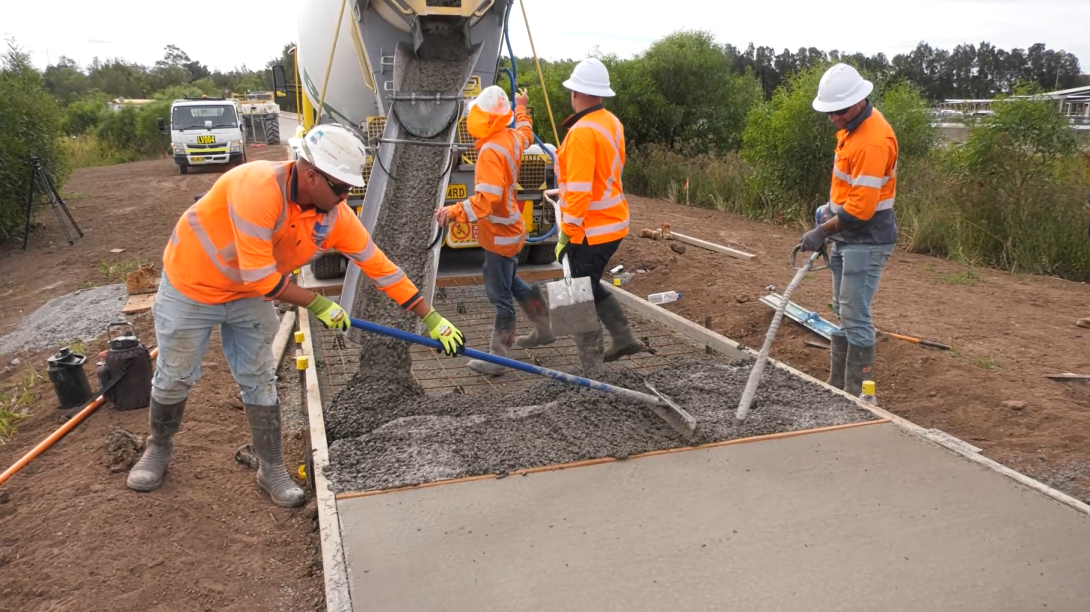 M1 Pacific Highway extension - Calcined Clay trial still