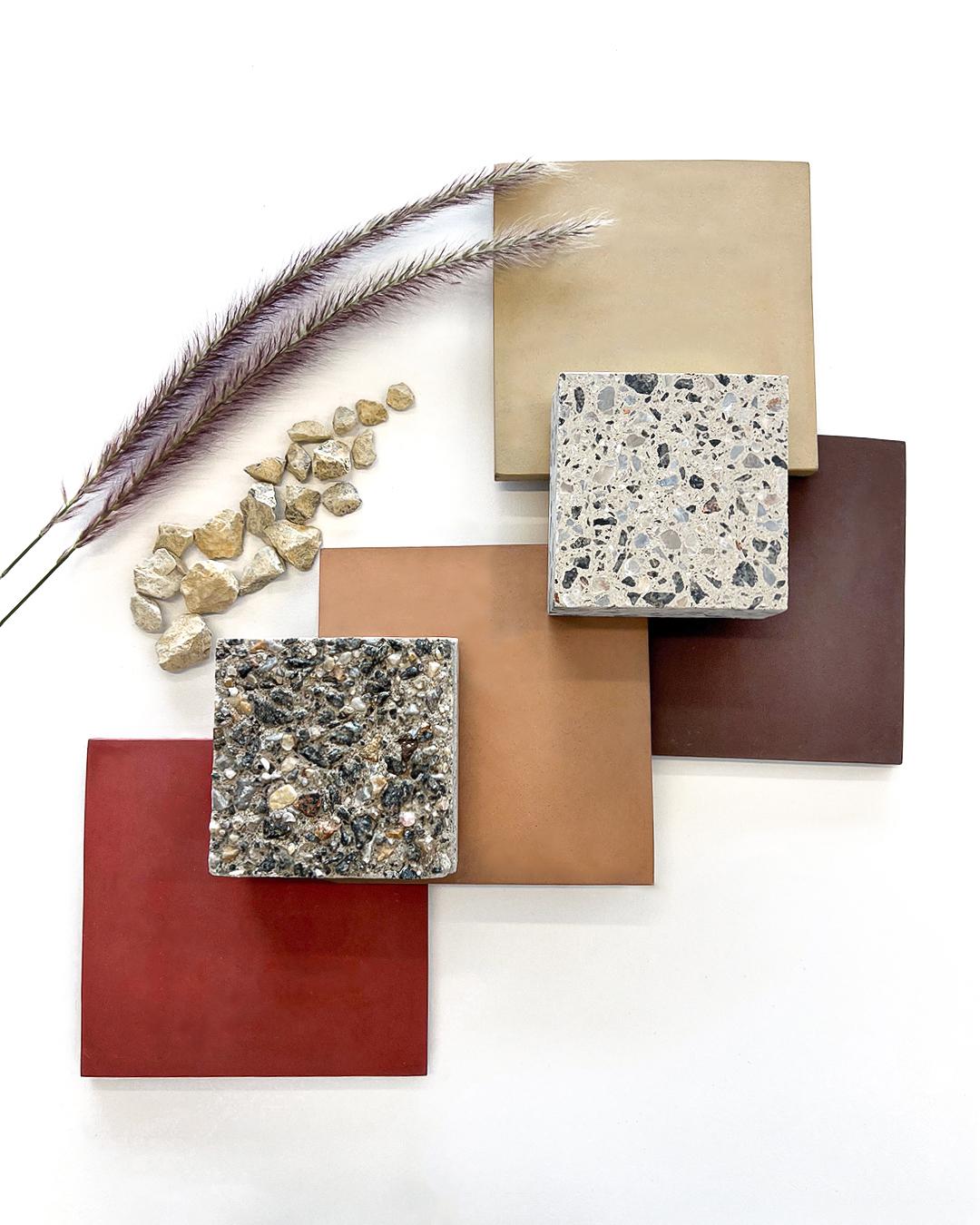 Flat lay of Boral decorative concrete