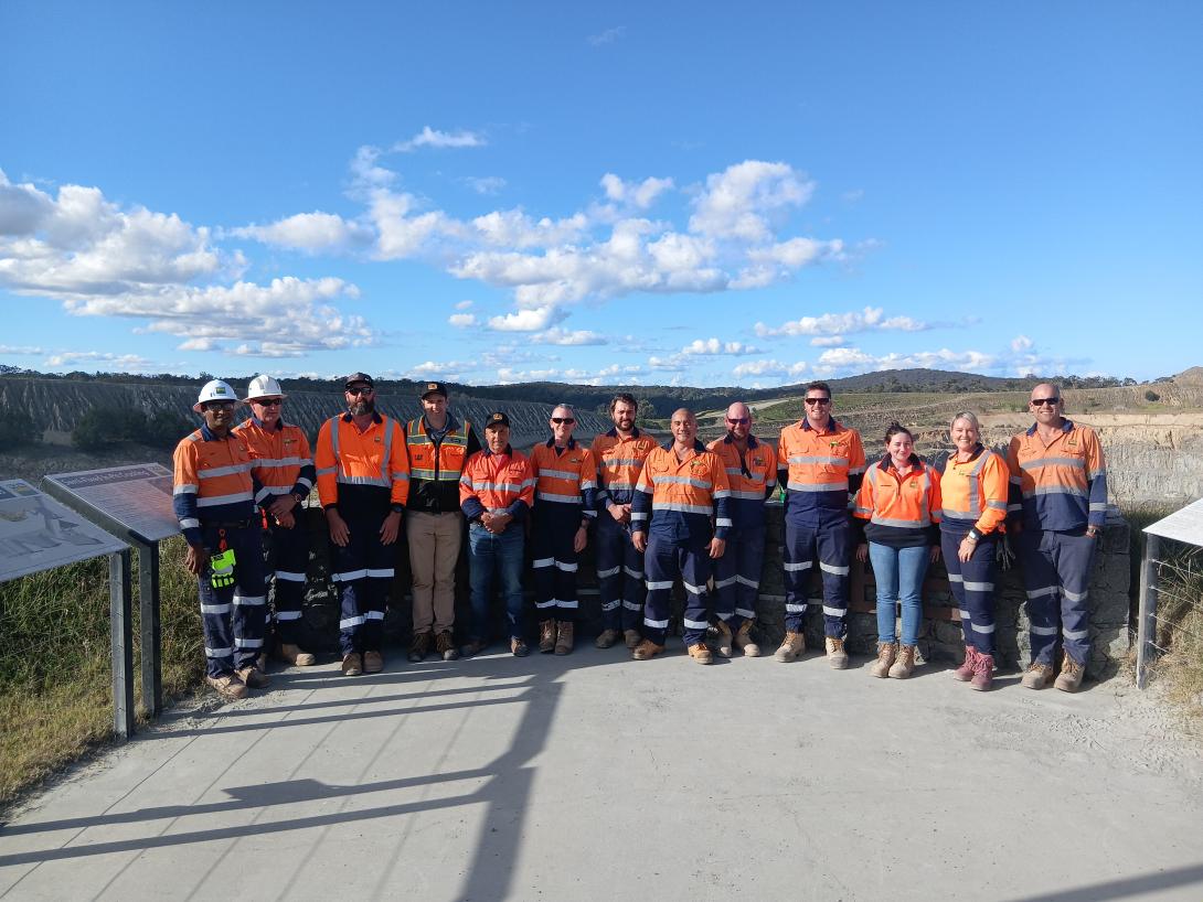Boral team at Peppertree Quarry
