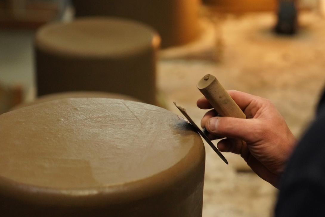Futurebuild stools - Linseed