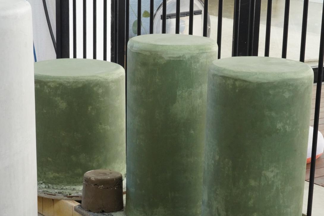 Futurebuild stools - Mint Green