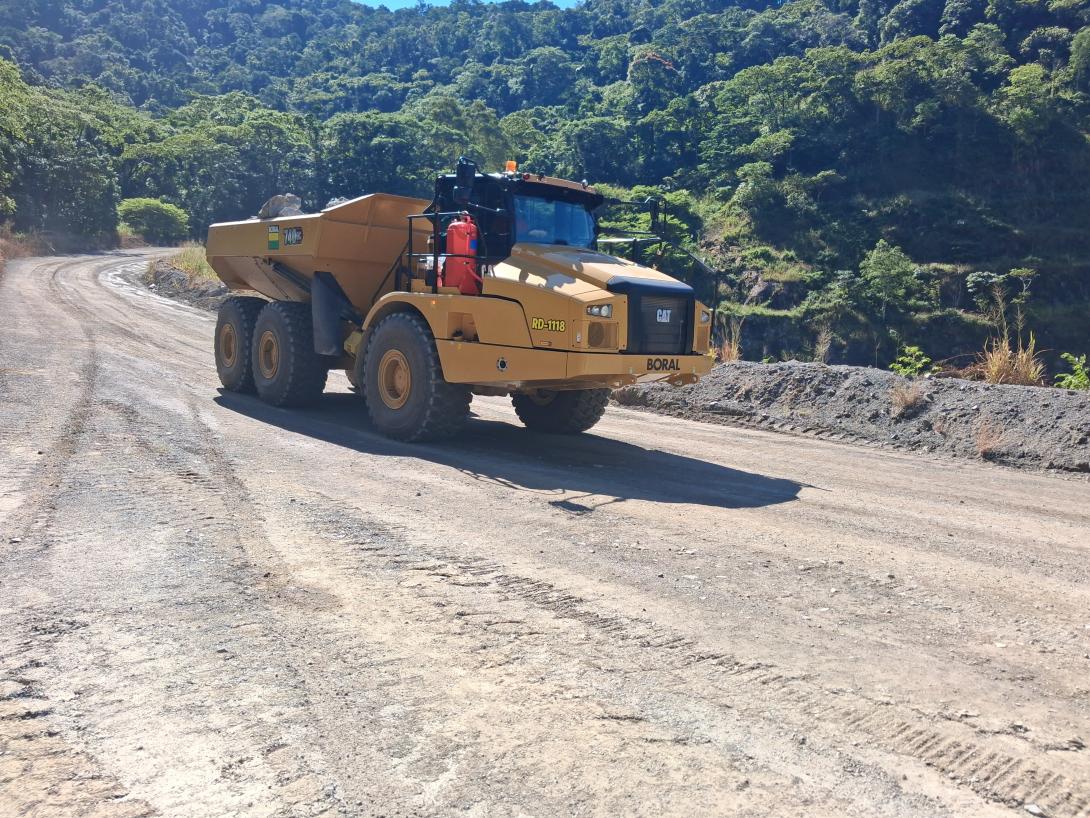 Loader at redlynch quarry