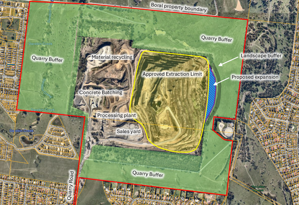 Map of Wollert Quarry expansion