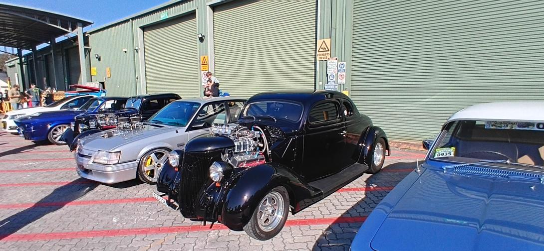 Prestons Concrete cars and coffee community event