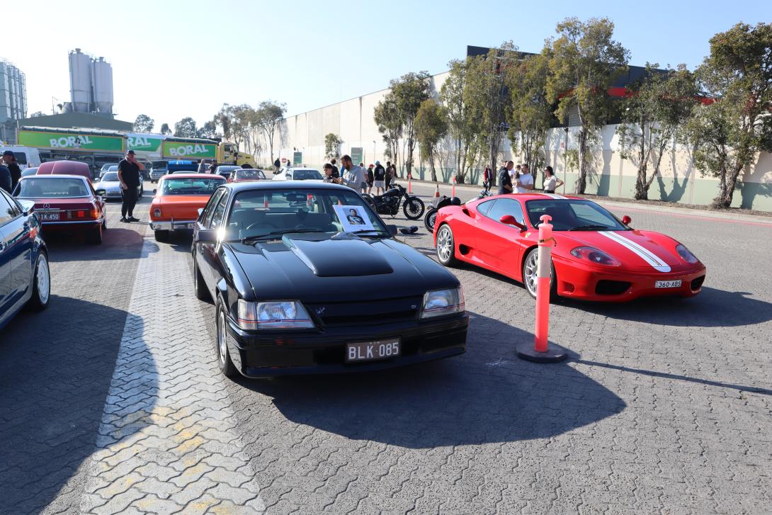 Prestons Concrete cars and coffee community event