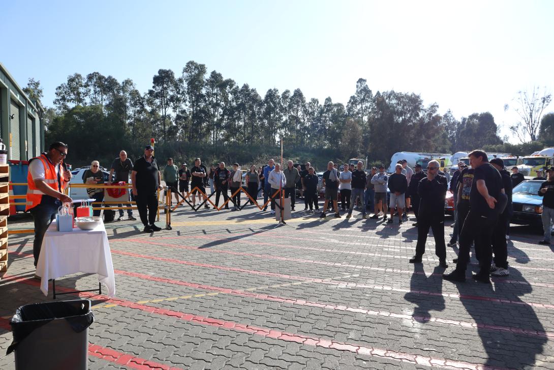 Prestons Concrete cars and coffee community event