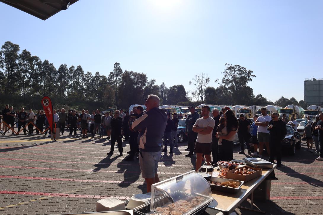 Prestons Concrete cars and coffee community event