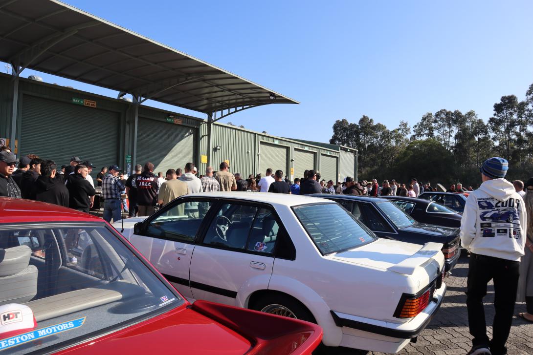 Prestons Concrete cars and coffee community event