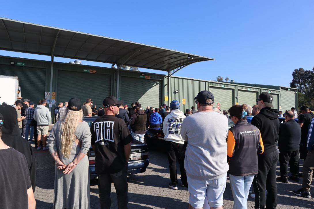 Prestons Concrete cars and coffee community event