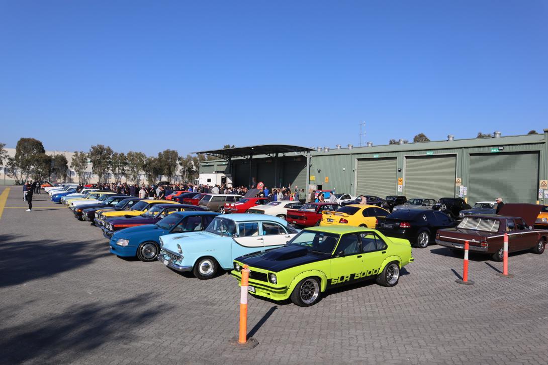Prestons Concrete cars and coffee community event