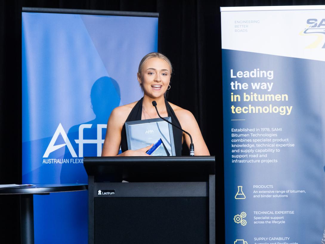 Boral's Kaitlyn Murray wins award at AfPA awards Queensland
