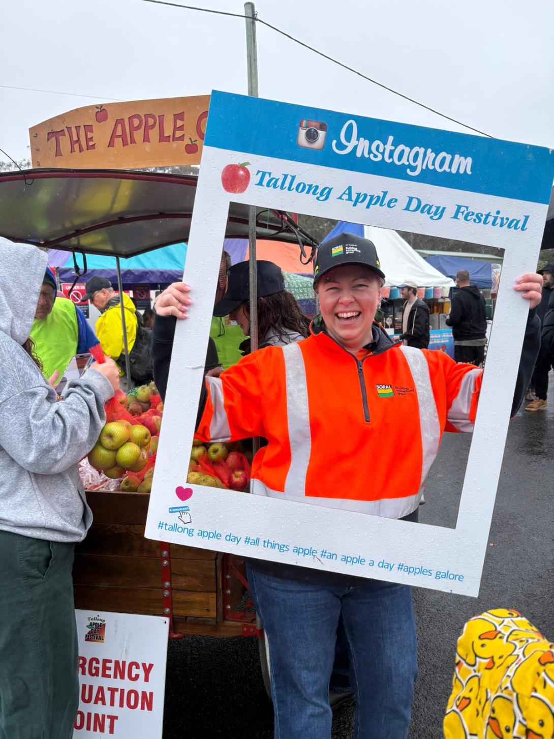 Boral staff at Tallong Apple Day