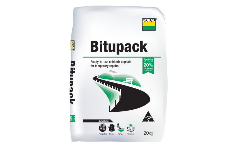 Bitupack ready to use asphalt